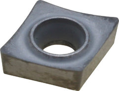 Kennametal - CCGT21.51 HP Grade K313 Carbide Turning Insert - Uncoated, 80° Diamond, 1/4" Inscr Circle, 3/32" Thick, 1/64" Corner Radius - Exact Tooling