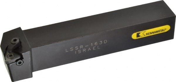 Kennametal - External Thread, Right Hand Cut, 25.4mm Shank Width x 25.4mm Shank Height Indexable Threading Toolholder - 152.4mm OAL, LT 16ER Insert Compatibility, LSS Toolholder, Series LT Threading - Exact Tooling