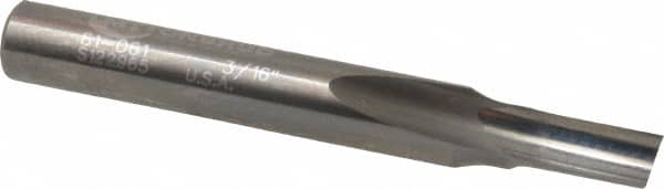 Onsrud - 3/16" Diam, 1/4" Shank Diam, 3/8" Length of Cut, 1 Flute Single Edge Straight Router Bit - 2" Overall Length, Right Hand Cut, Solid Carbide - Exact Tooling