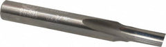 Onsrud - 3/16" Diam, 1/4" Shank Diam, 3/8" Length of Cut, 1 Flute Single Edge Straight Router Bit - 2" Overall Length, Right Hand Cut, Solid Carbide - Exact Tooling