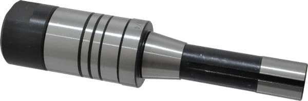 Interstate - 1-1/4" Diam Milling Machine Arbor - Stub Style, Taper Shank, 196mm OAL, R8 Taper - Exact Tooling