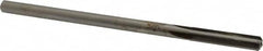 Made in USA - 0.296" Carbide-Tipped 4 Flute Chucking Reamer - Straight Flute, 9/32" Straight Shank, 1-1/2" Flute Length, 6" OAL - Exact Tooling
