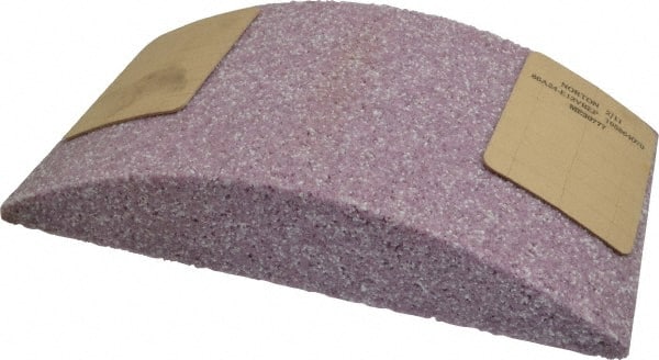 Norton - 11-1/4" Wide x 6" High x 2-1/4" Thick Grinding Segment - 24 Grit, Hardness E, Blue Print No. ME30777 - Exact Tooling