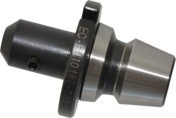 Royal Products - R8 Quick Change Taper Shank 3/16" Hole End Mill Holder/Adapter - 11/16" Nose Diam, 1-3/8" Projection - Exact Tooling