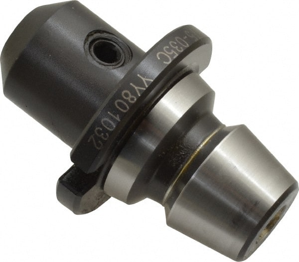 Royal Products - R8 Quick Change Taper Shank 3/8" Hole End Mill Holder/Adapter - 1-3/16" Nose Diam, 1-3/8" Projection - Exact Tooling