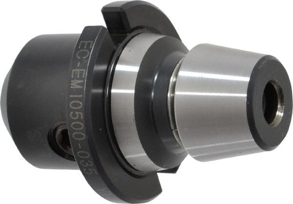 Royal Products - R8 Quick Change Taper Shank 1/2" Hole End Mill Holder/Adapter - 1-3/8" Nose Diam, 1-3/8" Projection - Exact Tooling