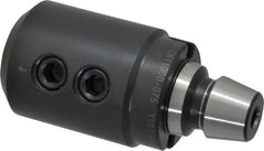 Royal Products - R8 Quick Change Taper Shank 1" Hole End Mill Holder/Adapter - 2" Nose Diam, 2-15/16" Projection - Exact Tooling