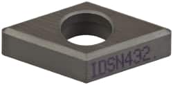 Kennametal - 7.52mm Inscribed Circle, Diamond (Shape) Turning Shim for Indexables - 0.19" Thick, IDSN Shim Style - Exact Tooling