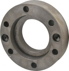 BTC - Adapter Back Plate for 10" Diam Self Centering Lathe Chucks - A2-6 Mount, 2.835" Through Hole Diam - Exact Tooling