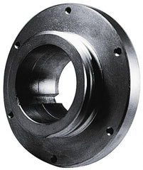 BTC - Adapter Back Plate for 6" Diam Self Centering Lathe Chucks - L-00 Mount, 1.535" Through Hole Diam - Exact Tooling