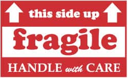 NMC - This Side Up - Fragile - Handle with Care Shipping Label - Exact Tooling