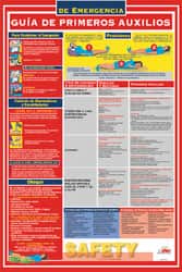 NMC - 18" Wide x 24" High Laminated Paper CPR Information Poster - Spanish - Exact Tooling