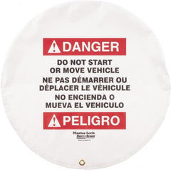 NMC - Vinyl Lockout Wheel Cover - Compatible with Lockout Hasp and Lockout Padlock - Exact Tooling