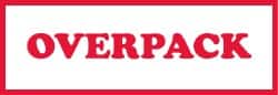 NMC - Overpack Shipping Label - 2" High x 6" Wide - Exact Tooling