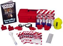 NMC - 30 Piece Electrical Lockout Kit - Comes in Carrying Case - Exact Tooling