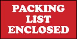 NMC - Packing List Enclosed Shipping Label - 1-3/8" High x 3" Wide - Exact Tooling