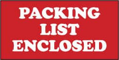 NMC - Packing List Enclosed Shipping Label - 1-3/8" High x 3" Wide - Exact Tooling