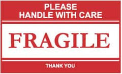 NMC - Please Handle with Care - Fragile - Thank You Shipping Label - 2-1/2" High x 4" Wide - Exact Tooling