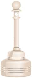 NMC - 5 Qt Polyethylene Cigarette & Cigar Receptacle - 15-1/4" Wide x 37-3/4" High - Exact Tooling