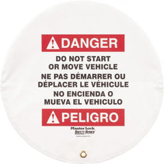 NMC - Vinyl Lockout Wheel Cover - Compatible with Lockout Hasp and Lockout Padlock - Exact Tooling