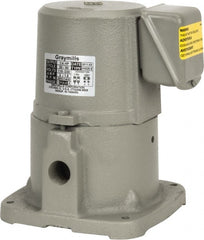 Graymills - 3/1.5 Amp, 115/230 Volt, 1/4 hp, 1 Phase, 3,450 RPM, Cast Iron Suction Machine Tool & Recirculating Pump - 20 GPM, 32 psi, 7-3/8" Long x 7-3/8" Mounting Flange Width, 9" Overall Height, Plastic Impeller, TEFC Motor - Exact Tooling
