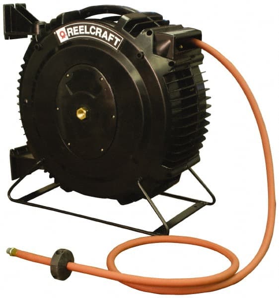 Reelcraft - 66' Spring Retractable Hose Reel - 232 psi, Hose Included - Exact Tooling