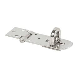 Sugatsune - 1-1/2" Wide, Screw Down Hasp - Stainless Steel - Exact Tooling