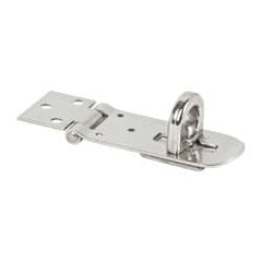 Sugatsune - 1-1/2" Wide, Screw Down Hasp - Stainless Steel - Exact Tooling