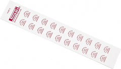 SPI - Inspection Label - Legend: Calibration Void If Seal Damaged, English, Red & White, No Coating - Exact Tooling