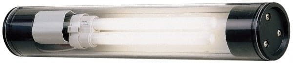 Electrix - 13 NEMA Rated, 18 Watt, Tube Machine Light - Bracket Mount, 9 Ft. Cord, 17 Inch Tube, Integrated Ballast, Black - Exact Tooling