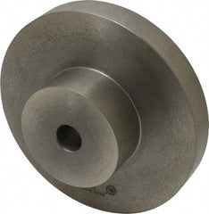 Bison - Adapter Back Plate for 8" Diam Self Centering Lathe Chucks - 0.98" Through Hole Diam, 4.02mm ID, 8.3" OD, 1.18" Flange Height, Cast Iron - Exact Tooling