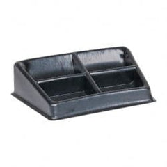 Bayhead Products - 8-1/2" Wide x 3" High x 8-1/2" Deep, Small Parts Assembly Tray - Plastic Frame, 2 Compartments, 4-1/2" Wide x 6-1/2" Deep Bin - Exact Tooling