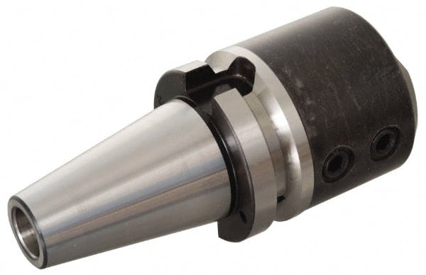 Kennametal - BT50 Taper, 40mm Inside Hole Diam, 85mm Projection, Whistle Notch Adapter - Through Coolant - Exact Tooling