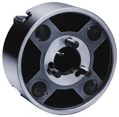 Bison - 4 Jaws, 20" Diam, Independent Manual Lathe Chuck - D1-11 Mount Spindle, Adjustable, Reversible, 4.9213" Through Hole Diam, Cast Iron - Exact Tooling