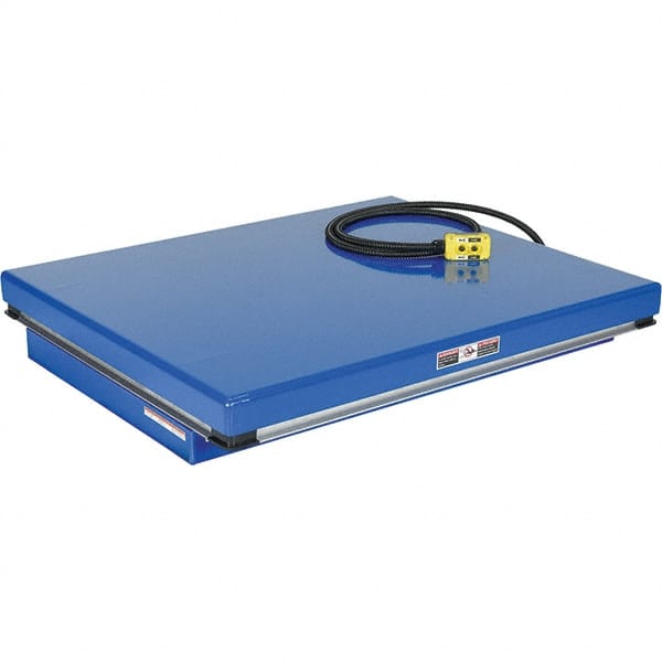 Vestil - 3,000 Lb Capacity Hydraulic Scissor Lift - 7" to 43" Lift Height, 48" Platform Length x 40" Platform Width - Exact Tooling