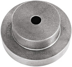 Bison - Adapter Back Plate for 15-3/4" Diam Self Centering Lathe Chucks - 2.76" Through Hole Diam, 9.06mm ID, 16.34" OD, 2.17" Flange Height, Cast Iron - Exact Tooling