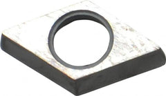 Kennametal - 3/8" Inscribed Circle, Diamond (Shape) Turning Shim for Indexables - 1/8" Thick, SKCP Shim Style - Exact Tooling