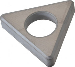 Kennametal - 5/8" Inscribed Circle, Triangle Boring Bar Shim for Indexables - 3/16" Thick, ITSN Shim Style, Negative Rake - Exact Tooling