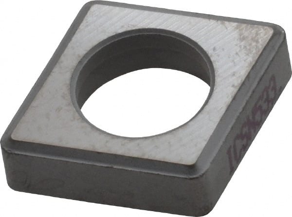 Kennametal - 5/8" Inscribed Circle, Diamond (Shape) Boring Bar & Turning Shim for Indexables - 3/16" Thick, ICSN Shim Style, Negative Rake - Exact Tooling