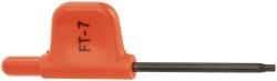 Kennametal - T7 Torx Drive, Flag Handle Driver for Indexable Tools - Compatible with Insert Screws - Exact Tooling