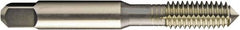 Vermont Tap & Die - M4x0.70 Metric D6 Thread Limit Plug Thread Forming Tap - High Speed Steel, Bright Finish, 2-1/8" OAL, 3/8" Thread Length, Right Hand Thread, Series 1986M - Exact Tooling