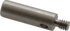 Fowler - M2 Female and Male Connection, 3mm Stem Diameter, Stainless Steel, CMM Stylus Extension - 10mm Overall Length, 4mm Outer Diameter, For Use with CMM Touch Trigger Probes - Exact Tooling