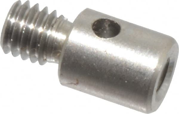 Fowler - M3 Female, M2 Male, Stainless Steel, CMM Thread Adapter - 5mm Long - Exact Tooling