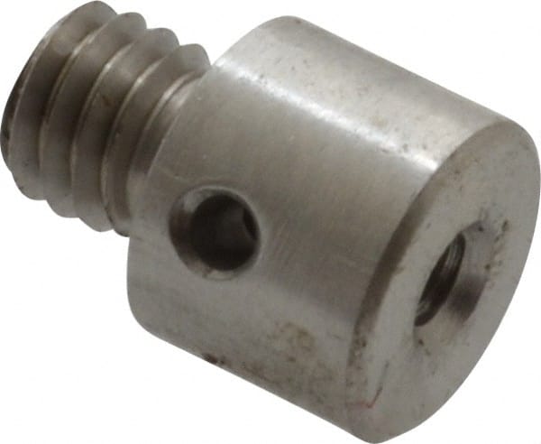 Fowler - M4 Female, M2 Male, Stainless Steel, CMM Thread Adapter - 5mm Long - Exact Tooling
