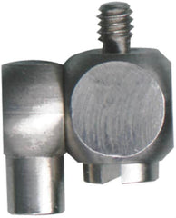 Fowler - M2 Female, M2 Male, Stainless Steel, CMM Swivel Adapter - 8mm Long, Includes 8mm Swivel Knuckle Adapter - Exact Tooling