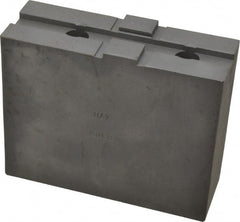 H & R Manufacturing - 12" Chuck Capacity, Tongue & Groove Attachment, Square Soft Lathe Chuck Jaw - Steel, 2-1/2" Btw Mount Hole Ctrs, 4-7/8" Long x 1-3/4" Wide x 3-7/8" High, 1/2" Groove - Exact Tooling