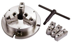Interstate - 6" Chuck Diam, Low Profile Machining Chuck - 8 to 160mm Internal Chucking Diam - Exact Tooling