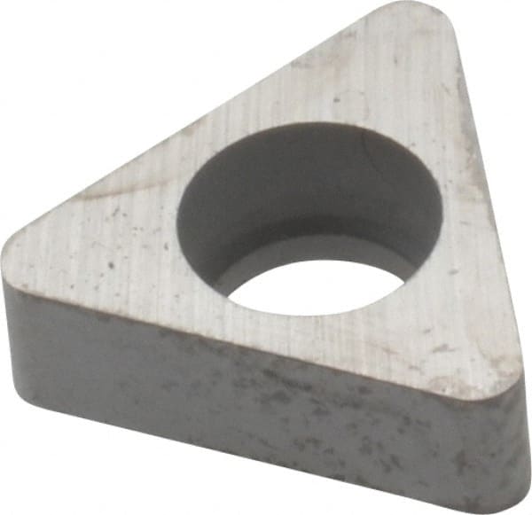 Kennametal - 3/8" Inscribed Circle, Triangle Boring Bar Shim for Indexables - 3/16" Thick, ITSN Shim Style, Negative Rake - Exact Tooling