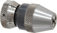 Albrecht - JT0, 0 to 1/16" Capacity, Steel Tapered Mount Drill Chuck - Keyless, 3/4" Sleeve Diam, 1.38" Open Length - Exact Tooling