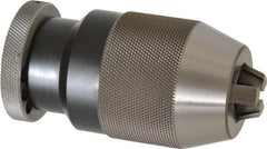 Albrecht - JT33, 1/32 to 1/2" Capacity, Steel Tapered Mount Drill Chuck - Keyless, 2" Sleeve Diam, 3.56" Open Length - Exact Tooling
